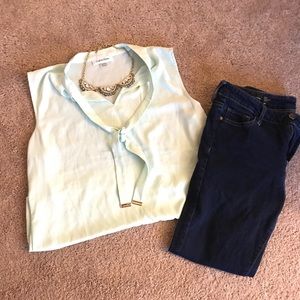 Calvin Klein sleeveless blouse. Size M